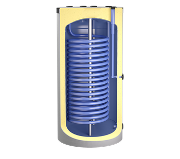 Podgrzewacz wody 200 L z wymiennikiem ciepła o dużej mocy