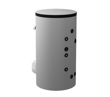 Zasobnik CWU 200 L z powiększonym wymiennikiem ciepła (wężownicą), emaliwany, do współpracy z pompą ciepła, pionowy