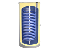 Podgrzewacz wody 200 L z wymiennikiem ciepła o dużej mocy